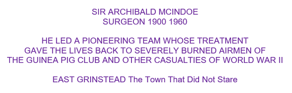 East Grinstead inscription