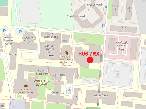 Hull University map